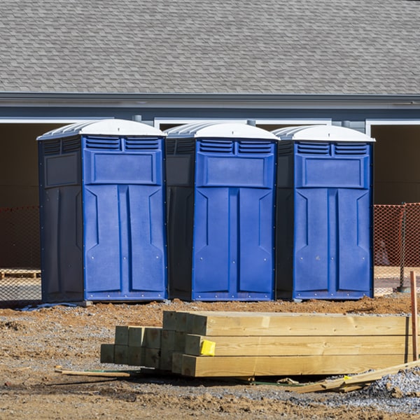 do you offer hand sanitizer dispensers inside the portable restrooms in Chama NM